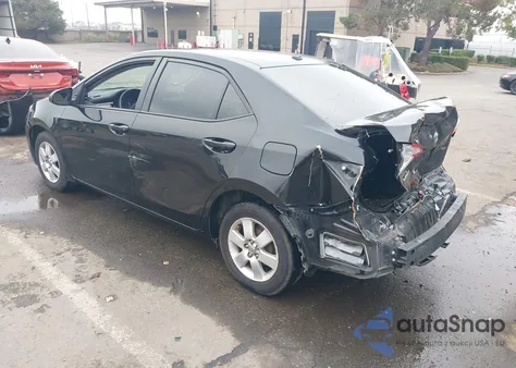 2015 Toyota Corolla Le Plus from USA, damaged, VIN 5YFBURHE9FP253592